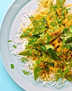 486K views · 1K reactions | This south Indian-style curry recipe swaps traditional dried pulses for fresh, seasonal runner beans. Serve with a sprinkling of coriander, with the raita alongside. | Waitrose & Partners | Facebook
