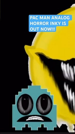 PAC MAN ANALOG HORROR INKY (WATCH NOW) #videogames #analoghorror