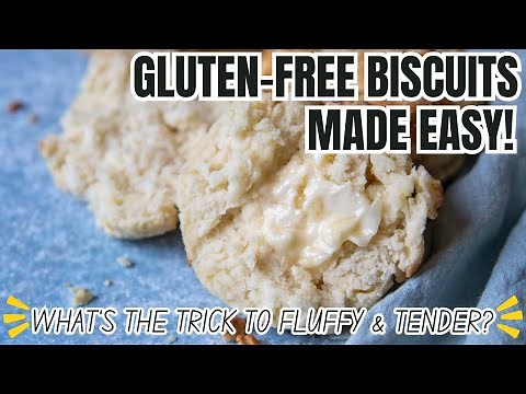 Homemade GLUTEN FREE BISCUITS Made Easy! 𑗅 Extra Fluffy Recipe