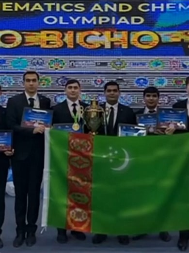 Международные олимпиады по математики и химии в Бухаре принесли туркменским студентам 45 медалей #turkmenistan #guneshli_tm #uzbekistan