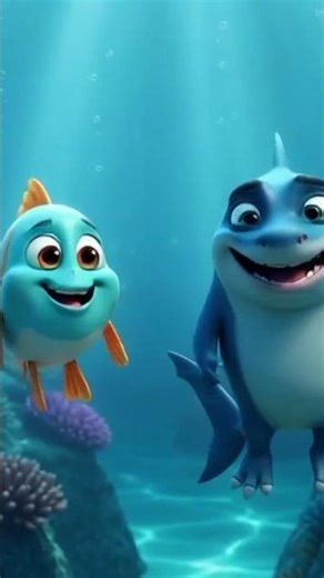 Happy underwater dance 🐠💃🦈 #happydance #kidsshorts #oceankids