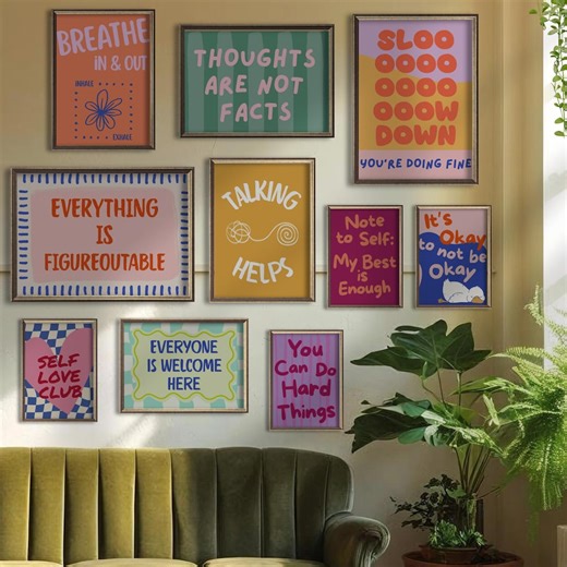 Therapy Counseling Posters Set of 10 School Counselor Therapist Office Wall Decor Printables Mental Health Child Psychology Art Print Quotes - Etsy Australia
