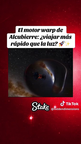 El motor warp de Alcubierre: ¿viajar más rápido que la luz?