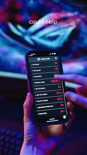 Is a game making the GPU Tweak III OSD difficult to read? 👀​ Let your phone handle the monitoring instead!​​ Use the GPU Tweak III mobile module to check temps, clock speeds, and performance in your next gaming session. 📱⚡​ #ROG | ASUS Republic of Gamers