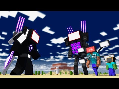 TITAN TVMAN ATTACK - Minecraft Animation