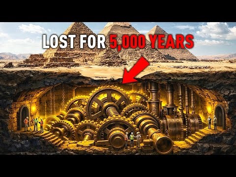 Massive Machine Never Seen Before JUST Found Beneath the Egyptian Pyramids