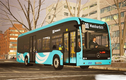 OMSI2后开新坑，生活中有A3本未进入公交行业的司机来玩THEBUS，北京公交集团蓝祥云纯电西塔罗行驶柏林100路 THEBUS#1