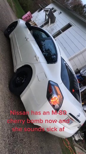 Cherry bomb M-80 on the Altima 💥💥💥💥💥💥#Altima #icedoutaltima | Nissan Altima