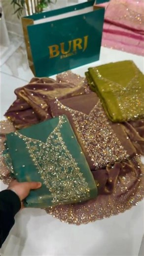 Stone Work Salwar Suit with Dupatta – Latest Design