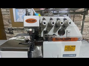 How to thread a Siruba 5-thread overlock sewing machine
