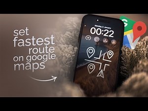 How to Set Fastest Route on Google Maps (tutorial)
