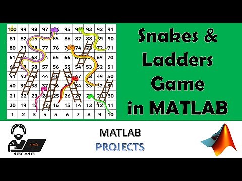 Snake and Ladder Game using MATLAB GUI || let's dECodE || MATLAB GUI games ||