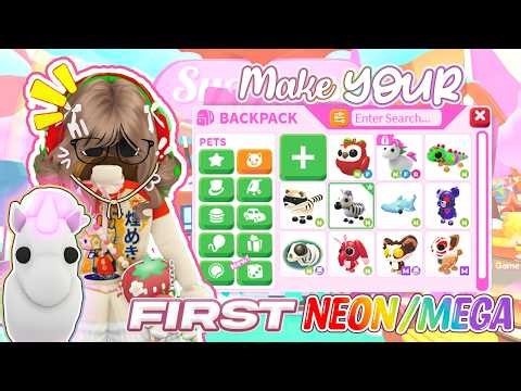 The FASTEST Method to Get Your First MEGA NEON | Roblox Adopt Me!