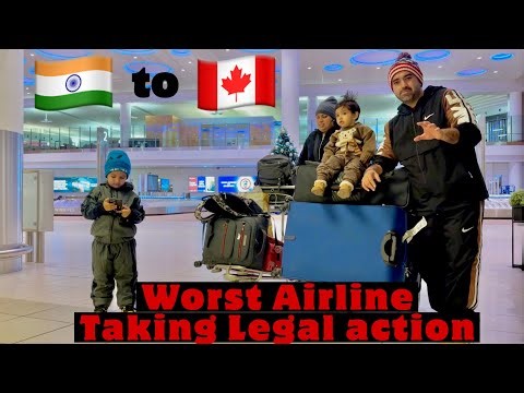 Worst Flight of my life 😡 | Traveling with kids India to Canada | 801