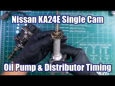 Nissan KA24E Oil Pump & Distributor Timing Explained