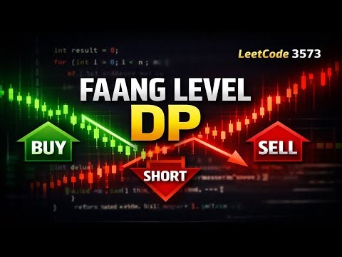 LeetCode 3573 Explained | Best Time to Buy and Sell Stock V | DP with Long & Short Selling