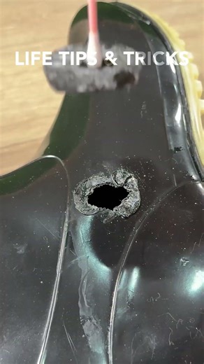Rubber boot fix method #diy #rubberboots #fixing #trick