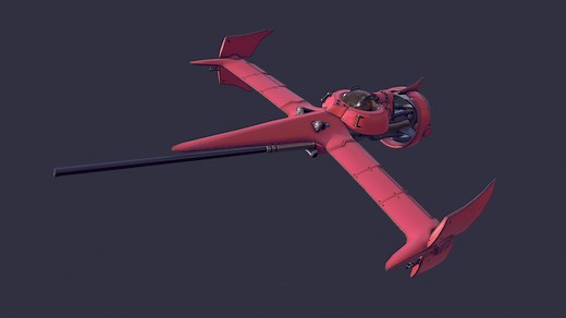 Swordfish II (Cowboy Bebop) - 3D model by Alex Raguso (@alexraguso)