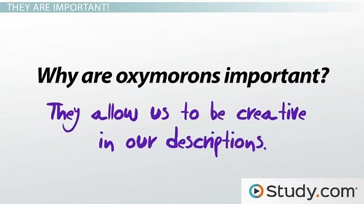 How to Recognize and Use Oxymorons
