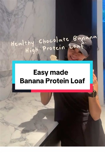 Easy made Gprotein Chocolate Banana Protein Loaf 😋