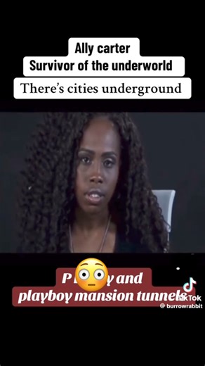 297K views · 3.1K reactions | Survivor Ally Carter blowing the whistle on underground cities underneath LA where ELite parties take place… then some info on underground tunnels at the Playboy mansion . Check it out ! | Linol Anderson | Facebook