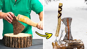 1.2M views · 4K reactions | Amazing restoration of old rusted axes | 5-Minute Crafts Men | Facebook