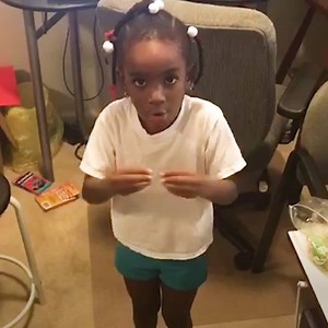 121K views · 10K reactions | Look At This Sweet Girl Learning Sign Language | Cocoa Butter | Facebook