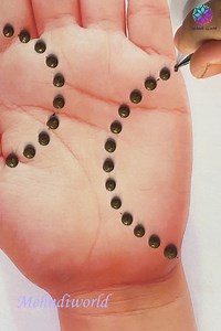 3.7K views · 75 reactions | 5 minute mehndi design using cotton bud #artist #hennaart #beutiful #latest #mehendidesign | Mehndi World | Facebook