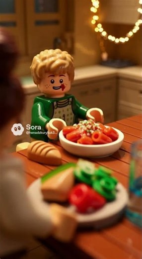 Satisfying Stop Motion Lego Pasta #satisfying #stopmotion #lego