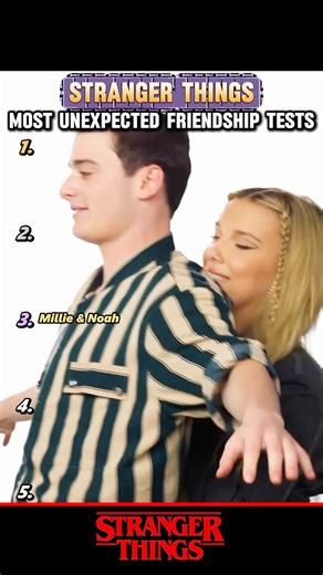 Stranger Things' most unexpected friendship test #StrangerThings #FriendshipTests #MillieBobbyBrown