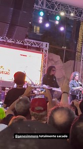 14K views · 1K reactions | Gene’s Free Bass!勞 At the latest KISS show on the KISS Kruise Vegas, Gene Simmons tossed his bass straight into the crowd Fans went wild and no, he didn’t charge the fan who caught it… it was totally free. ️Fredi David Vivas #KISS #TheKissinTime #KissKruiseVegas | The Kissin' Time | Facebook