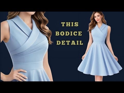 ✅ Evening Dress Bodice Pattern & Sewing | This Detail Matters