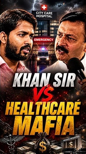 Khan Sir vs System: Truth About Expensive Hospitals 💸🏥 #shorts