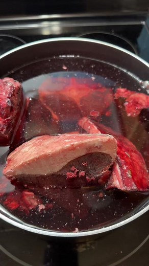 Delicious Boiled Caribou Meat Recipe | How to Cook Caribou and Beef Shina