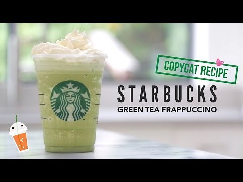 How to Make Starbucks Green Tea Frappuccino | Copycat Recipe