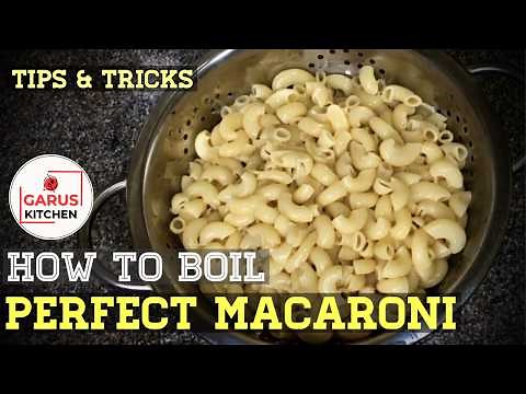 How to boil perfect macaroni | How to cook Pasta | How to boil Pasta - Tips and Tricks