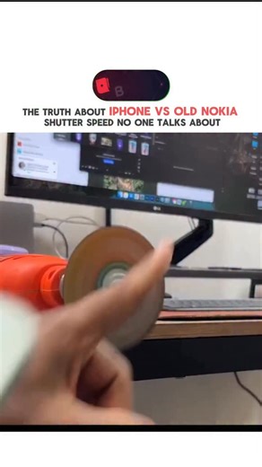 Great minds🧠 on Instagram: "📸 iPhone vs Old Nokia — Same Moment, Totally Different Result! Ever noticed why photos from an iPhone look crisp and clear while images from old Nokia phones often appear blurry or delayed? 🤔 The answer is shutter speed. Older Nokia cameras used slower shutter mechanisms, meaning they took longer to capture light. Any small movement could affect the final photo. Modern iPhones, on the other hand, use ultra-fast shutter speeds combined with advanced sensors and smar