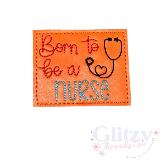 Born to Be a Nurse Feltie - Uncut Felties - Medical Felties - Etsy