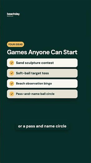 4 Easy Beach Games for Mixed Ages | BeachDay Rentals