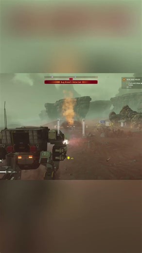 MECH WARFARE: Sealing Bug Holes, Dropping Hell Divers! #shorts