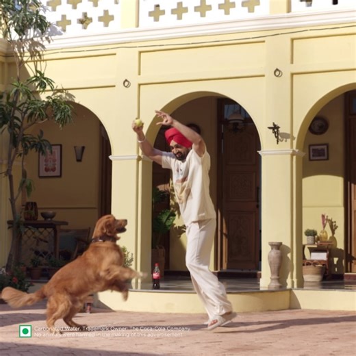 There’s no shadow of doubt, jab dil nahi lagta, ek thanda Coke mangta. #CocaColaIndia #RealMagic #Coke [Coca-Cola, Real Magic, Coca-Cola India, Diljit Dosanjh] | Coca-Cola