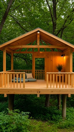 tree house in time lapse #home #aishorts