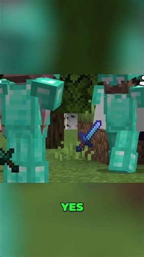 Minecraft Army Assembled: Diamond Armor & Enchanted Swords! #shorts