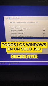 876K views · 8.7K reactions | Todos los Windows en un .ISO #windows #sistemas #informatica #computadores | programasjas | Facebook
