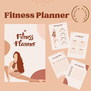 Digital Fitness Planner and Tracker | Gym Workout Tracker | Self Love Fitness | Weight Loss Journal | Wellness Planner for Fitness - Etsy