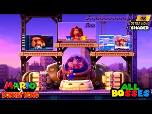 Mario vs Donkey Kong (Nintendo Switch) - All Boss Walkthrough