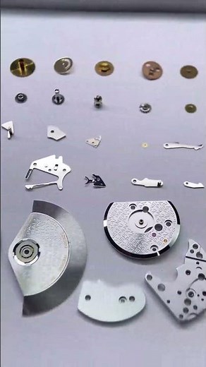 Repair a watch that has been dismantled into parts