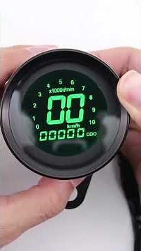 Universal Digital Motorcycle LCD Screen Speedometer Odometer Techometer Fuel Gauge
