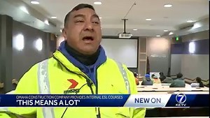 The ceremony lacked caps and gowns, but there was no shortage of pride at Wednesday's ESL program graduation for Hawkins construction workers. "It's the first time I'm graduating from something." Katherine Garcia KETV has the story: https://www.ketv.com/article/omaha-construction-company-provides-english-language-course-employee/39589942 | KETV NewsWatch 7