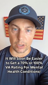 With the upcoming VA mental health rating changes, it will easier for veterans to get a 70% or 100% rating for mental health. The new rating criteria is more favorable to veterans. #vaclaims #vadisability #vabenefits #vaclaimsinsider | VA Claims Insider